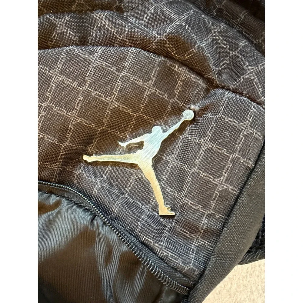 Jordan Jumpman Black Grid Sling Backpack Crossbody Bag One Strap Travel Sport